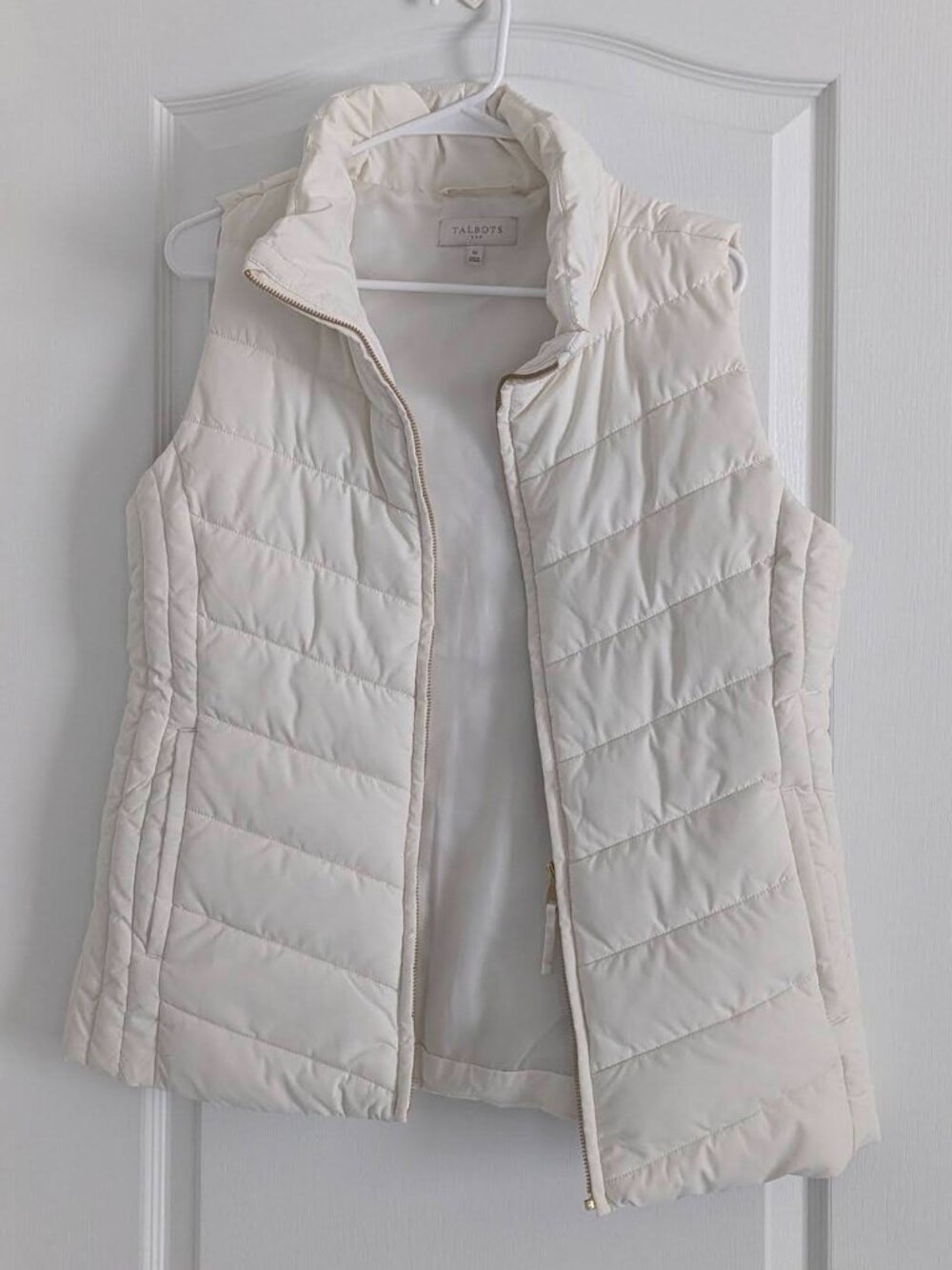 Talbots quilted vest - size M